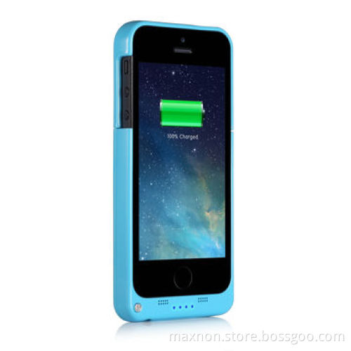 2,200mAh external battery power bank case for iPhone 5 with kick stand